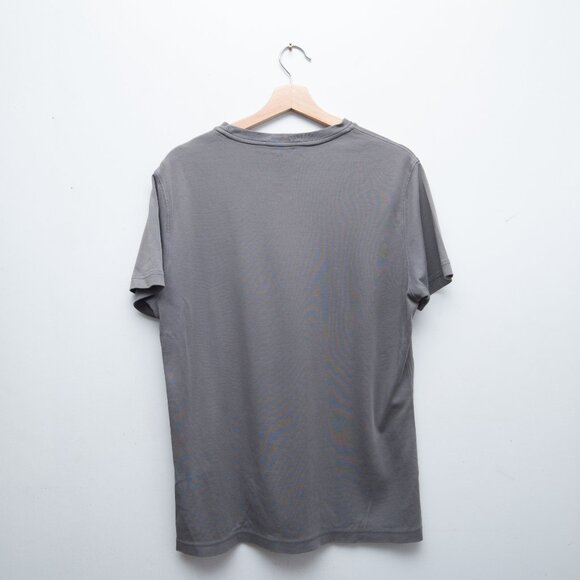 Robert Barakett Pima Cotton Short Sleeves T-Shirt Brownish Gray - Picture 5 of 6